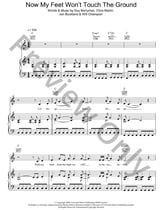 Now My Feet Won't Touch the Ground piano sheet music cover
